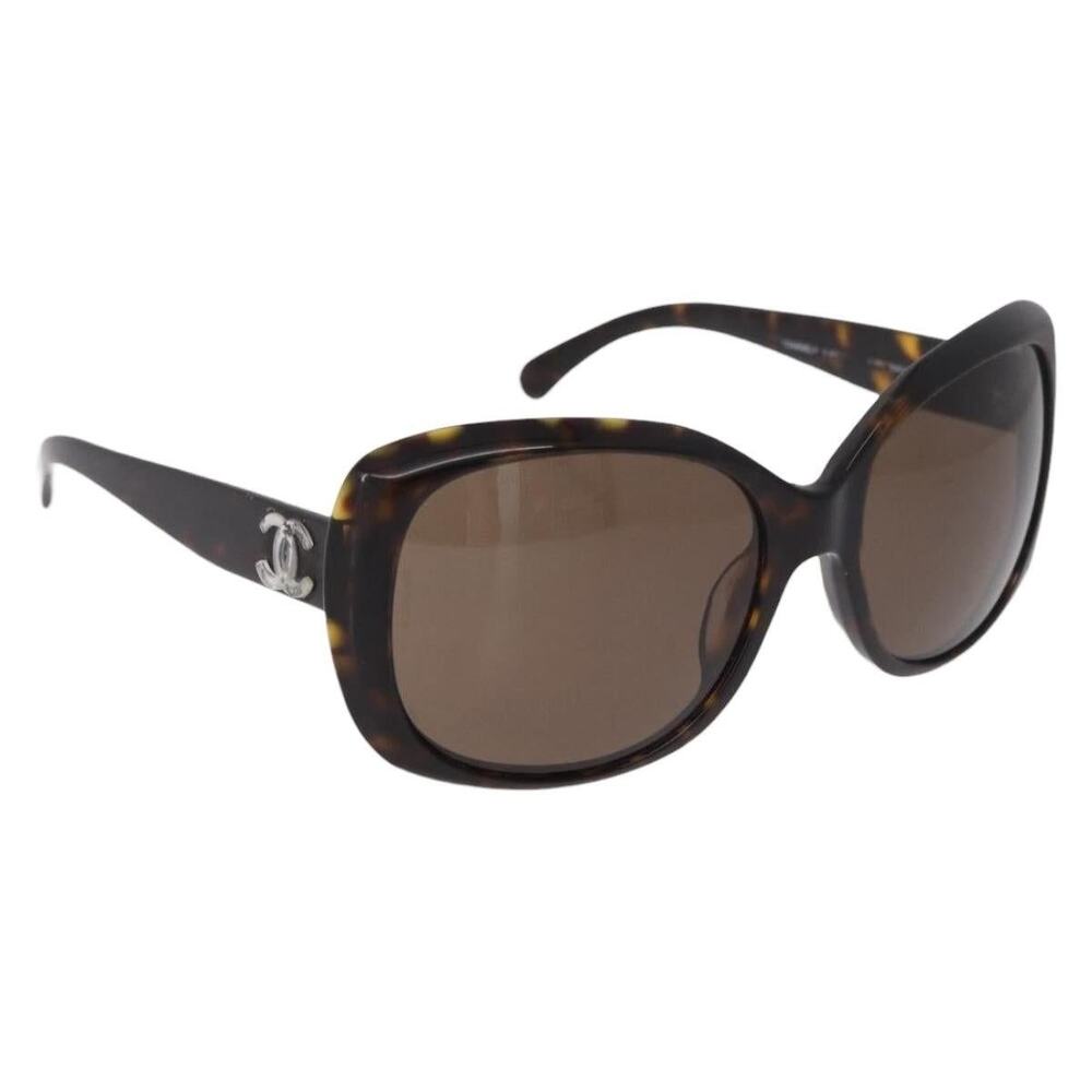 Chanel CC Sunglasses Brown